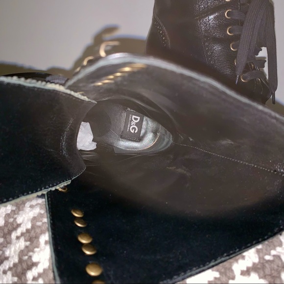 Like new D&G lug sole brogue lace up boot 6.5 - Picture 7 of 7